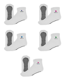 Anti-slip Grip Tread Socks Ankle Length (100 Pairs, 20 Day Production/Shipping)